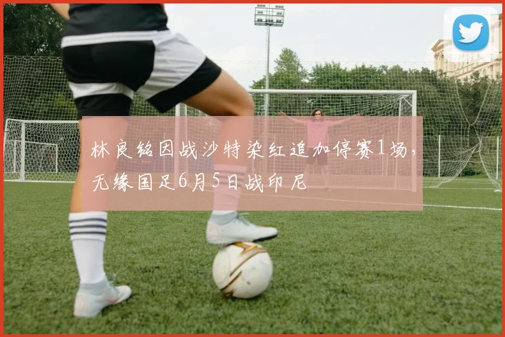 林良铭因战沙特染红追加停赛1场，无缘国足6月5日战印尼